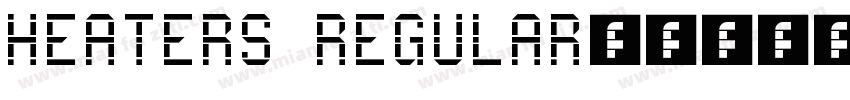 HEATERS REGULAR字体转换